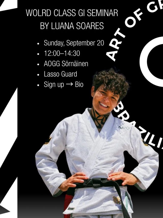 Gi jiu-jitsu seminar: World Class Lasso Guard